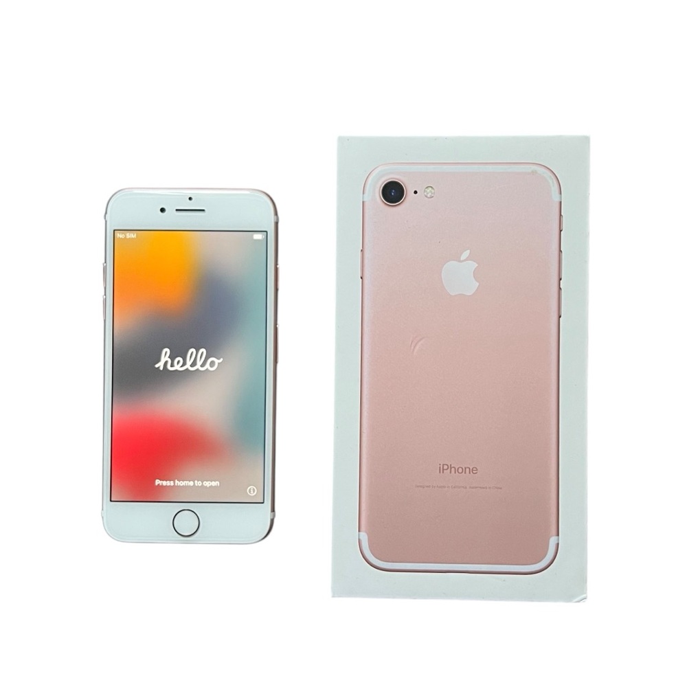 NWT Apple iPhone 7 32GB Rose Gold Box Included
